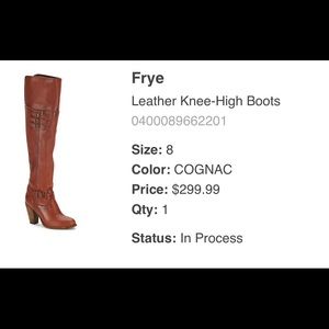 Over the Knee Frye Boots